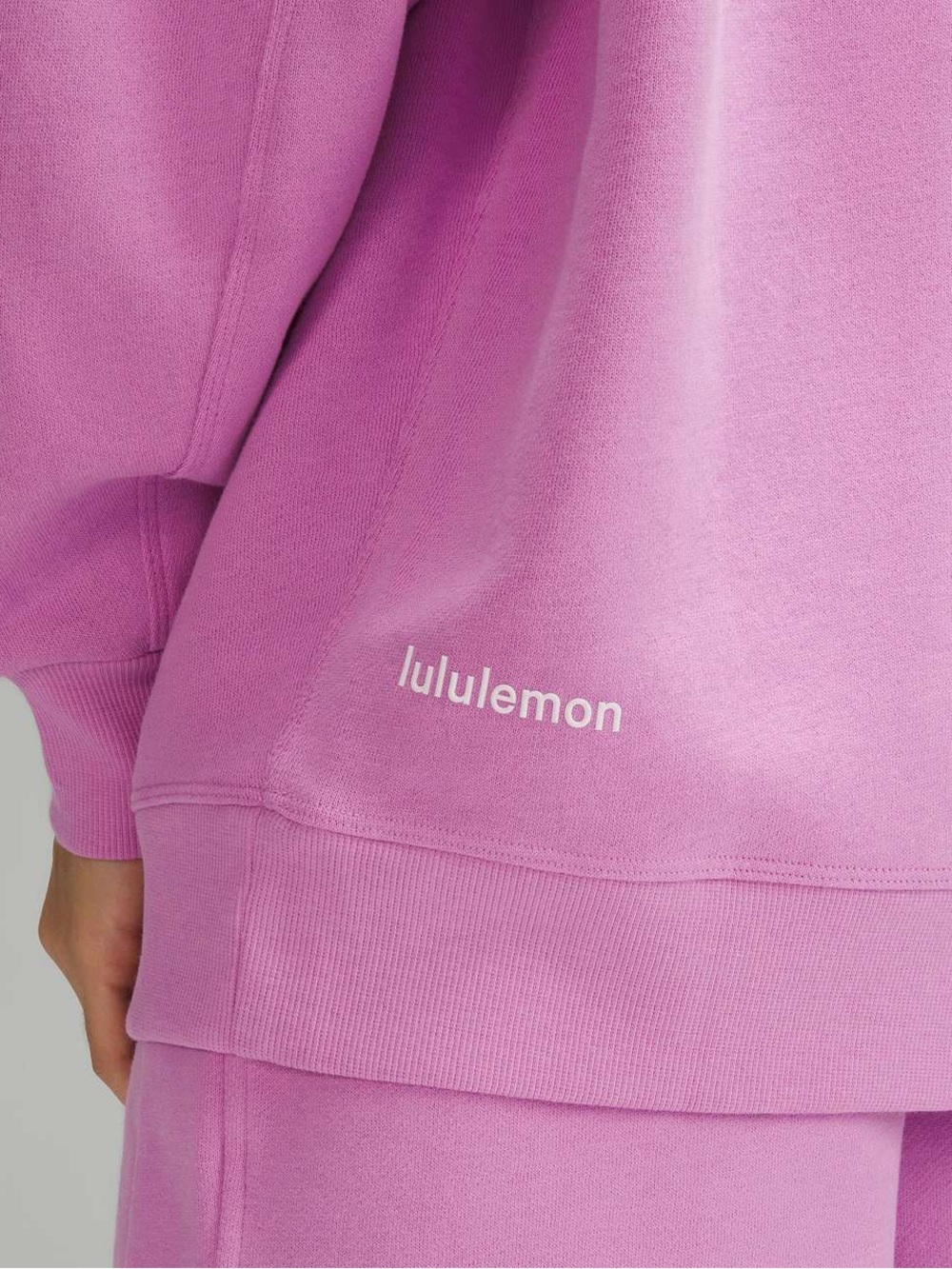 Dahlia Mauve Perfectly Oversized Crew Lululemon - Picture 8 of 8